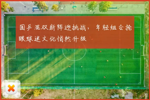 国乒混双新阵迎挑战，年轻组合抢眼球迷文化悄然升级